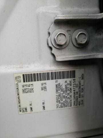 Photo 10 from auction – 2010 NISSAN ALTIMA BAS with VIN 1N4AL2APXAN477158