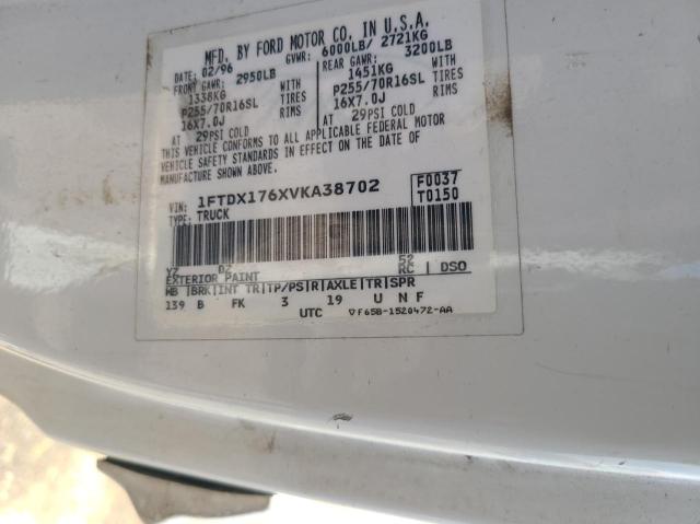 Photo 10 from auction – 1997 FORD F150 with VIN 1FTDX176XVKA38702