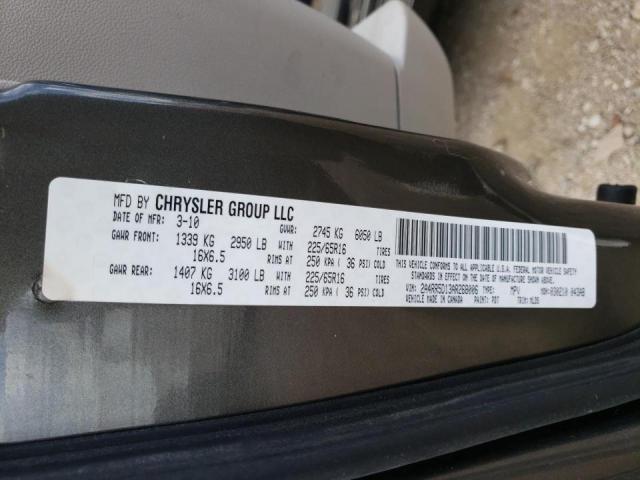Photo 10 from auction – 2010 CHRYSLER TOWN & COU with VIN 2A4RR5D13AR268006