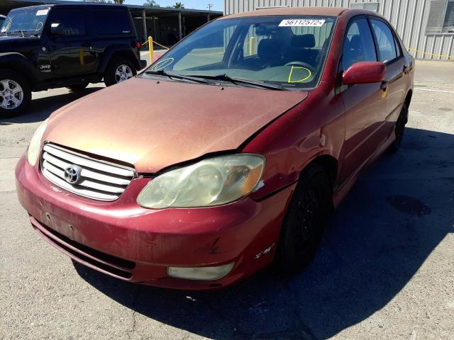 Photo 2 from auction – 2004 TOYOTA COROLLA CE with VIN 1NXBR32E14Z326988