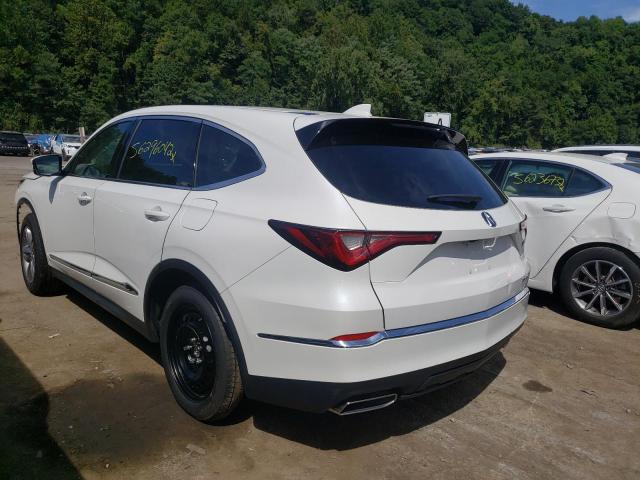 Photo 3 from auction – 2022 ACURA MDX with VIN 5J8YE1H33NL014104