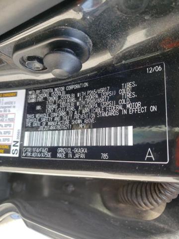 Photo 10 from auction – 2007 TOYOTA 4RUNNER SR with VIN JTEZU14R478076211