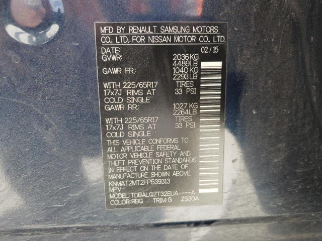 Photo 10 from auction – 2015 NISSAN ROGUE S with VIN KNMAT2MT2FP539313