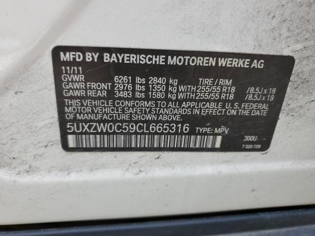 Photo 10 from auction – 2012 BMW X5 XDRIVE3 with VIN 5UXZW0C59CL665316