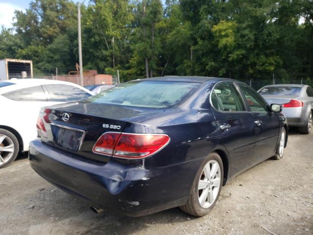 Photo 4 from auction – 2005 LEXUS ES 330 with VIN JTHBA30G355075787