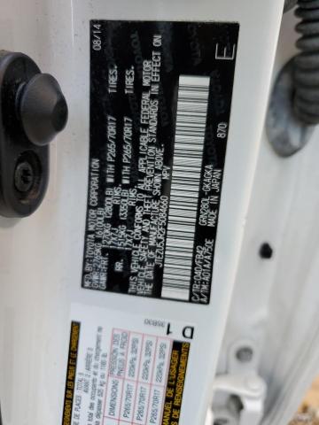 Photo 10 from auction – 2015 TOYOTA 4RUNNER SR with VIN JTEZU5JR2F5084660