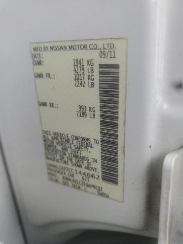 Photo 10 from auction – 2012 NISSAN ALTIMA SL with VIN 1N4AL2AP2CC144662