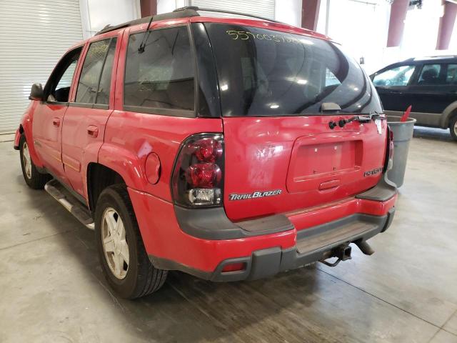 Photo 3 from auction – 2002 CHEVROLET TRAILBLAZE with VIN 1GNDT13S222157149