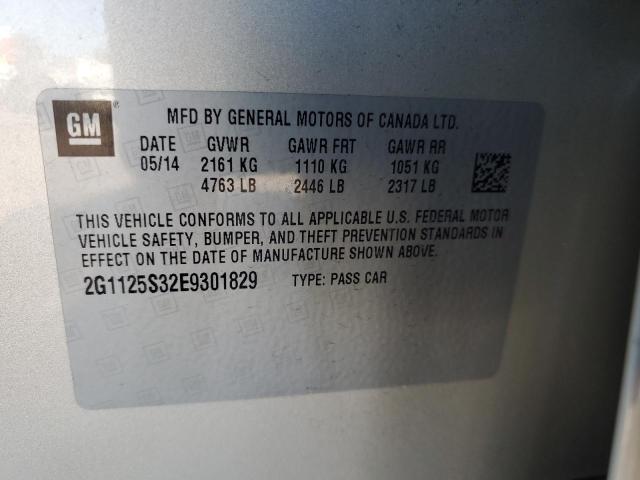Photo 10 from auction – 2014 CHEVROLET IMPALA LT with VIN 2G1125S32E9301829