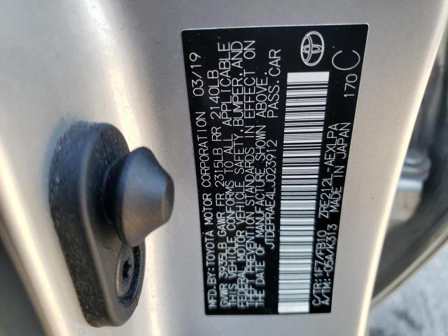 Photo 10 from auction – 2020 TOYOTA COROLLA LE with VIN JTDEPRAE4LJ023912