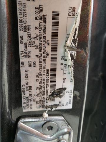Photo 10 from auction – 2015 FORD ESCAPE SE with VIN 1FMCU0G72FUB08265