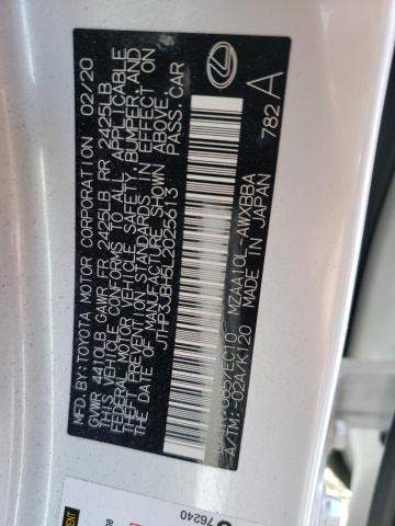 Photo 10 from auction – 2020 LEXUS UX 200 with VIN JTHP3JBH5L2025613