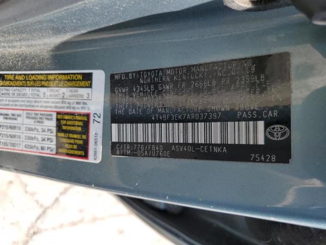 Photo 10 from auction – 2010 TOYOTA CAMRY BASE with VIN 4T4BF3EK7AR037397