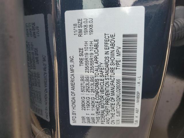 Photo 10 from auction – 2019 ACURA RDX with VIN 5J8TC2H32KL026066