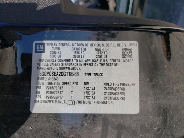 Photo 10 from auction – 2012 CHEVROLET SILVERADO with VIN 3GCPCSEA2CG118988