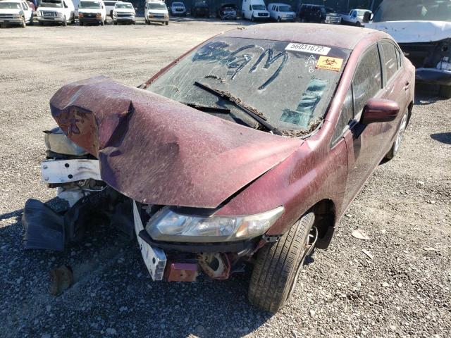 Photo 2 from auction – 2014 HONDA CIVIC LX with VIN 19XFB2F58EE222092