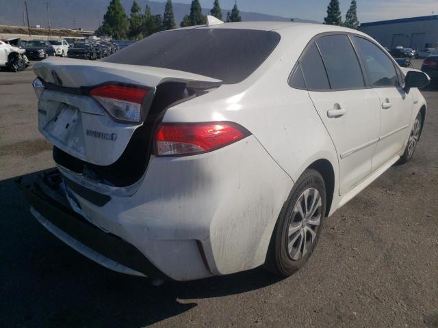 Photo 4 from auction – 2021 TOYOTA COROLLA LE with VIN JTDEAMDE7MJ007222