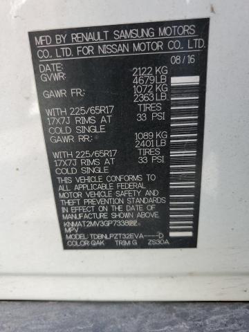 Photo 10 from auction – 2016 NISSAN ROGUE S with VIN KNMAT2MV3GP733822