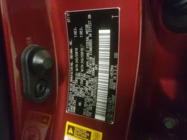 Фото 10 с аукциона – 2017 TOYOTA HIGHLANDER с VIN 5TDJZRFH7HS452855