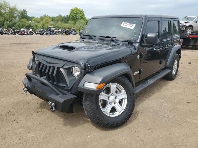 Photo 2 from auction – 2018 JEEP WRANGLER U with VIN 1C4HJXDG6JW132663