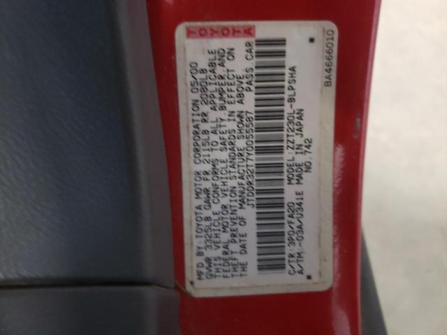 Photo 10 from auction – 2000 TOYOTA CELICA GT with VIN JTDDR32T7Y0055587