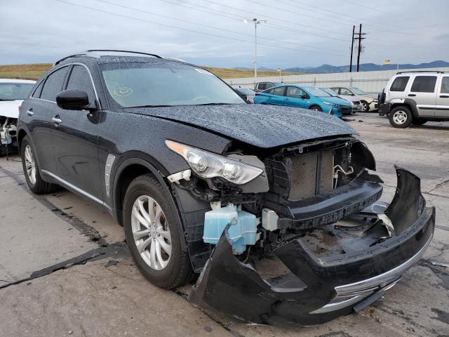 INFINITI FX37 2013 with VIN JN8CS1MW1DM172892 - Photo from auction