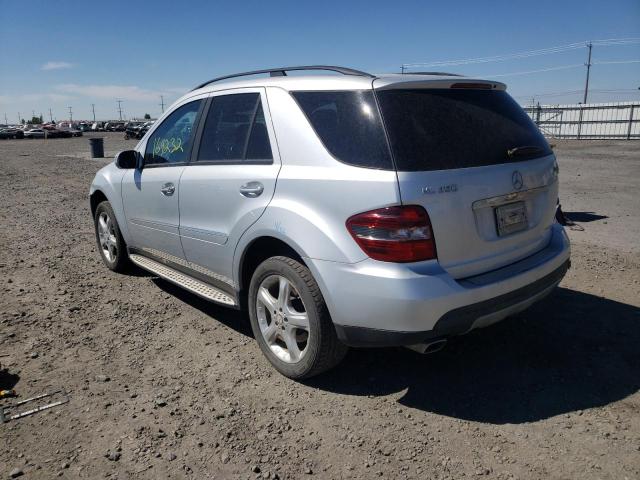 Photo 3 from auction – 2008 MERCEDES-BENZ ML 350 with VIN 4JGBB86E48A356196