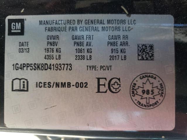 Photo 10 from auction – 2013 BUICK VERANO with VIN 1G4PP5SK8D4193773
