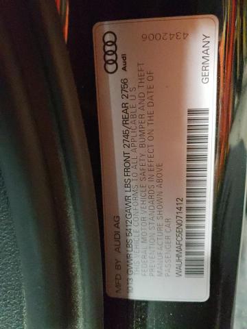 Photo 10 from auction – 2014 AUDI A6 PRESTIG with VIN WAUHMAFC5EN071412