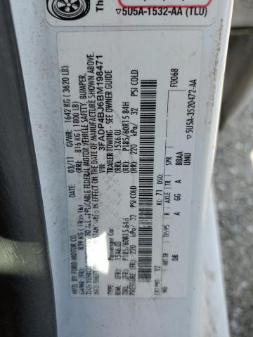 Photo 10 from auction – 2011 FORD FIESTA SE with VIN 3FADP4BJ6BM198471