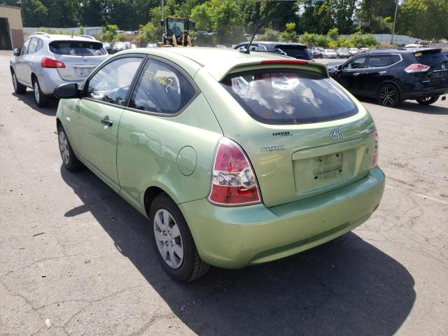 Photo 3 from auction – 2008 HYUNDAI ACCENT GS with VIN KMHCM36C28U086349