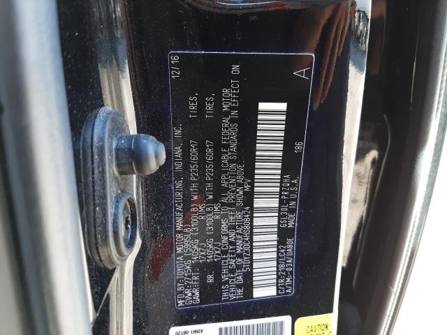 Photo 10 from auction – 2017 TOYOTA SIENNA XLE with VIN 5TDYZ3DC4HS808424