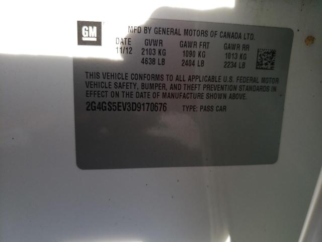 Photo 10 from auction – 2013 BUICK REGAL PREM with VIN 2G4GS5EV3D9170676