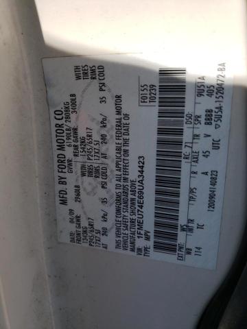 Photo 10 from auction – 2009 FORD EXPLORER E with VIN 1FMEU74E69UA34423