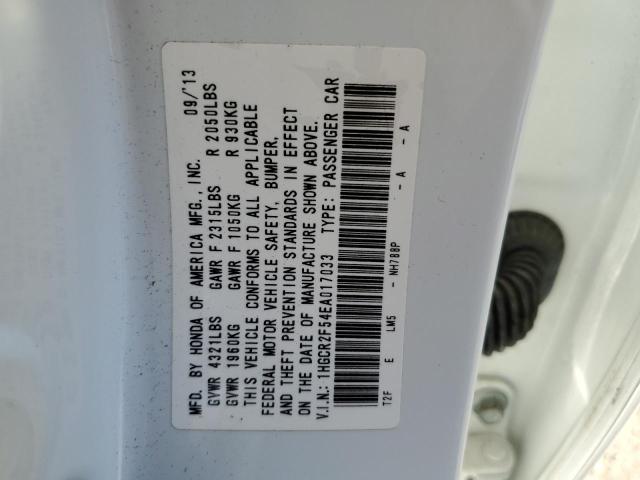 Photo 10 from auction – 2014 HONDA ACCORD SPO with VIN 1HGCR2F54EA017033