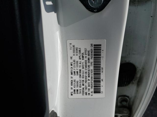 Photo 10 from auction – 2017 HONDA ACCORD SPO with VIN 1HGCR2F55HA107828