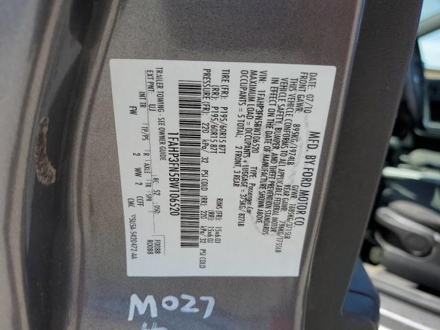 Photo 10 from auction – 2011 FORD FOCUS SE with VIN 1FAHP3FN5BW106520