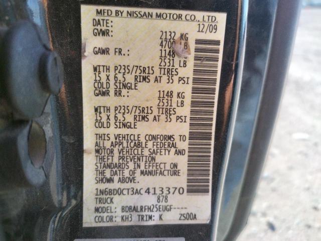 Photo 10 from auction – 2010 NISSAN FRONTIER K with VIN 1N6BD0CT3AC413370