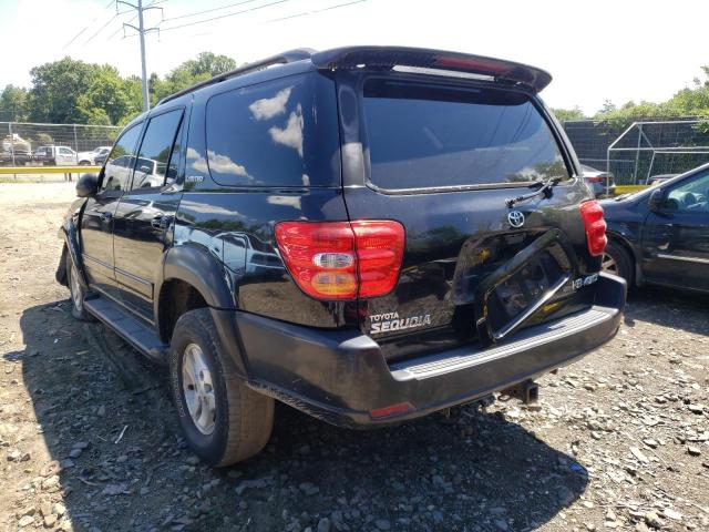 Photo 3 from auction – 2002 TOYOTA SEQUOIA LI with VIN 5TDBT48A62S078979
