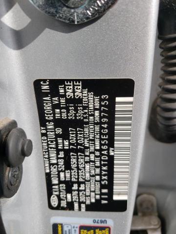 Photo 10 from auction – 2014 KIA SORENTO LX with VIN 5XYKTDA65EG497753