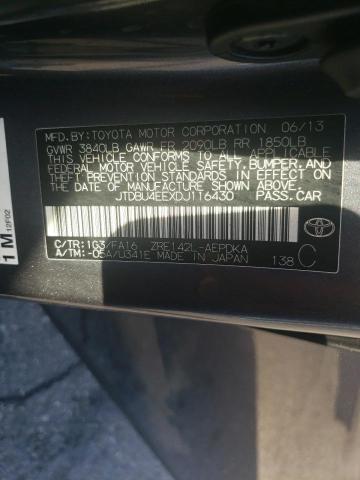 Photo 10 from auction – 2013 TOYOTA COROLLA BA with VIN JTDBU4EEXDJ116430