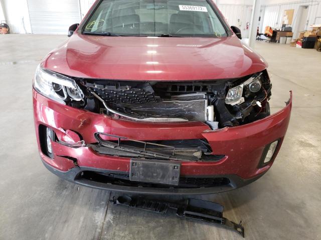 Photo 9 from auction – 2014 KIA SORENTO LX with VIN 5XYKTCA62EG549558