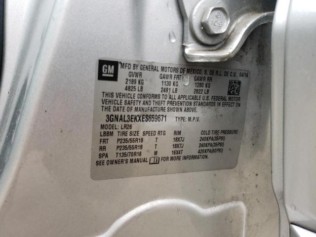Photo 10 from auction – 2014 CHEVROLET CAPTIVA LT with VIN 3GNAL3EKXES659671
