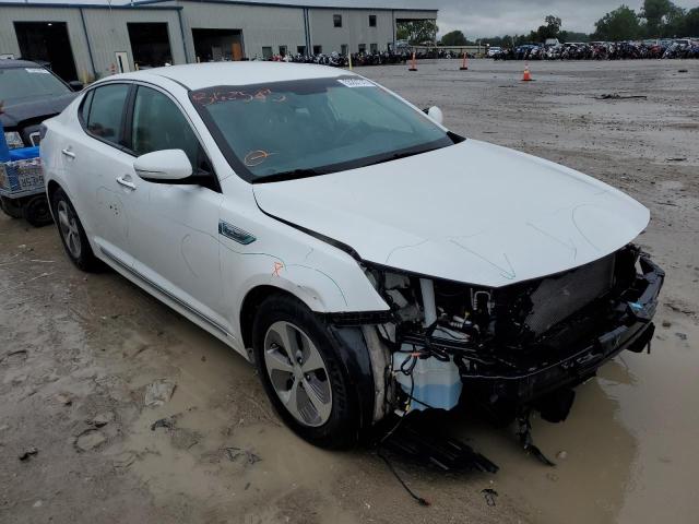 KIA OPTIMA HYB 2015 with VIN KNAGM4AD8F5078417 - Photo from auction