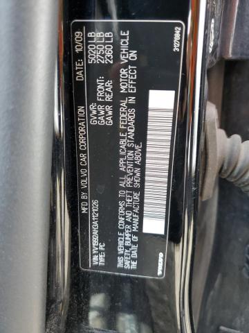 Photo 10 from auction – 2010 VOLVO S80 T6 with VIN YV1992AH3A1121026