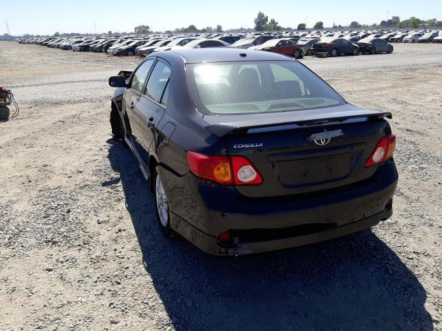 Photo 3 from auction – 2009 TOYOTA COROLLA BA with VIN 1NXBU40EX9Z020189