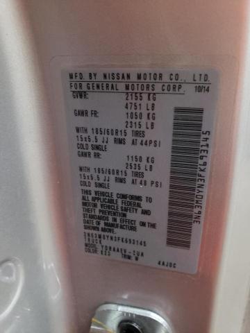 Photo 10 from auction – 2015 CHEVROLET CITY EXPRE with VIN 3N63M0YN3FK693145