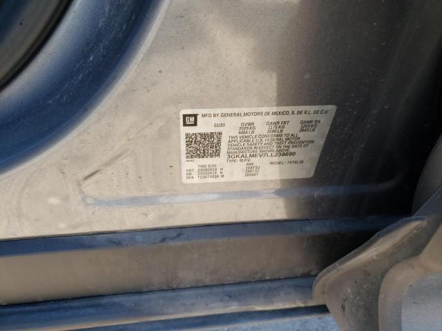 Photo 10 from auction – 2020 GMC TERRAIN SL with VIN 3GKALMEV7LL238690