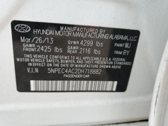 صورة رقم 10 من المزاد - 2013 HYUNDAI SONATA SE مع VIN 5NPEC4AC2DH718882
