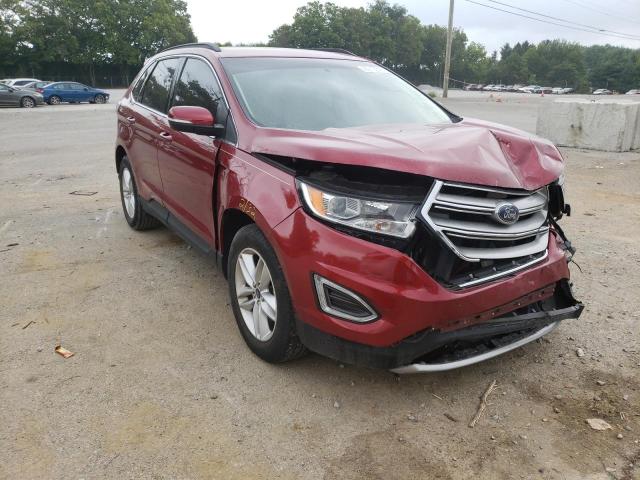 FORD EDGE SEL 2015 with VIN 2FMTK4J82FBC10671 - Photo from auction